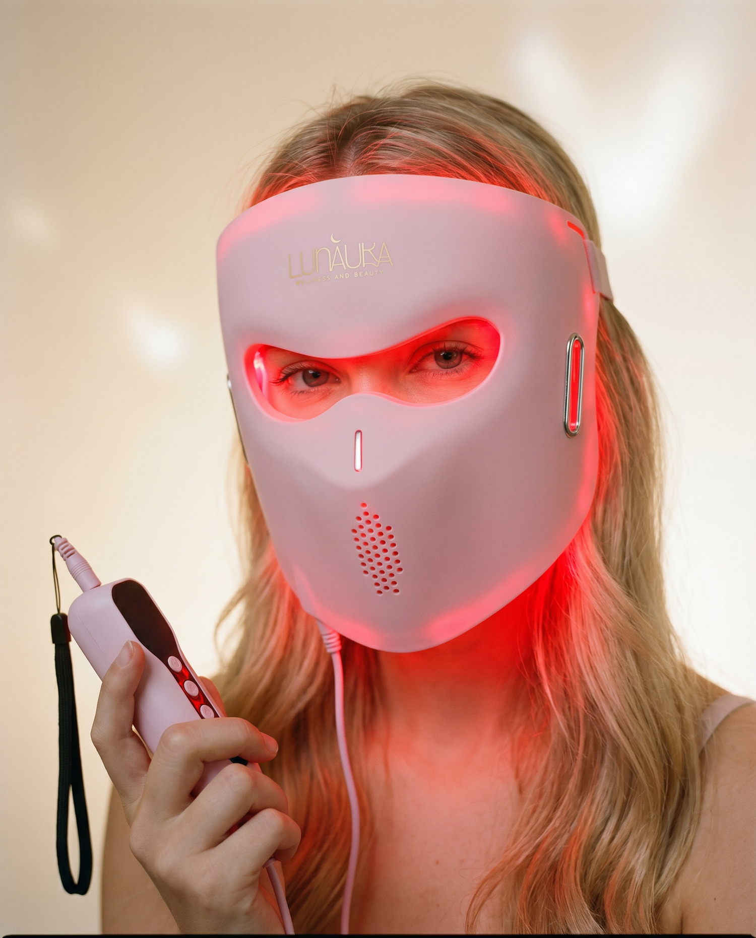 The LunAura Blush Ritual Mask